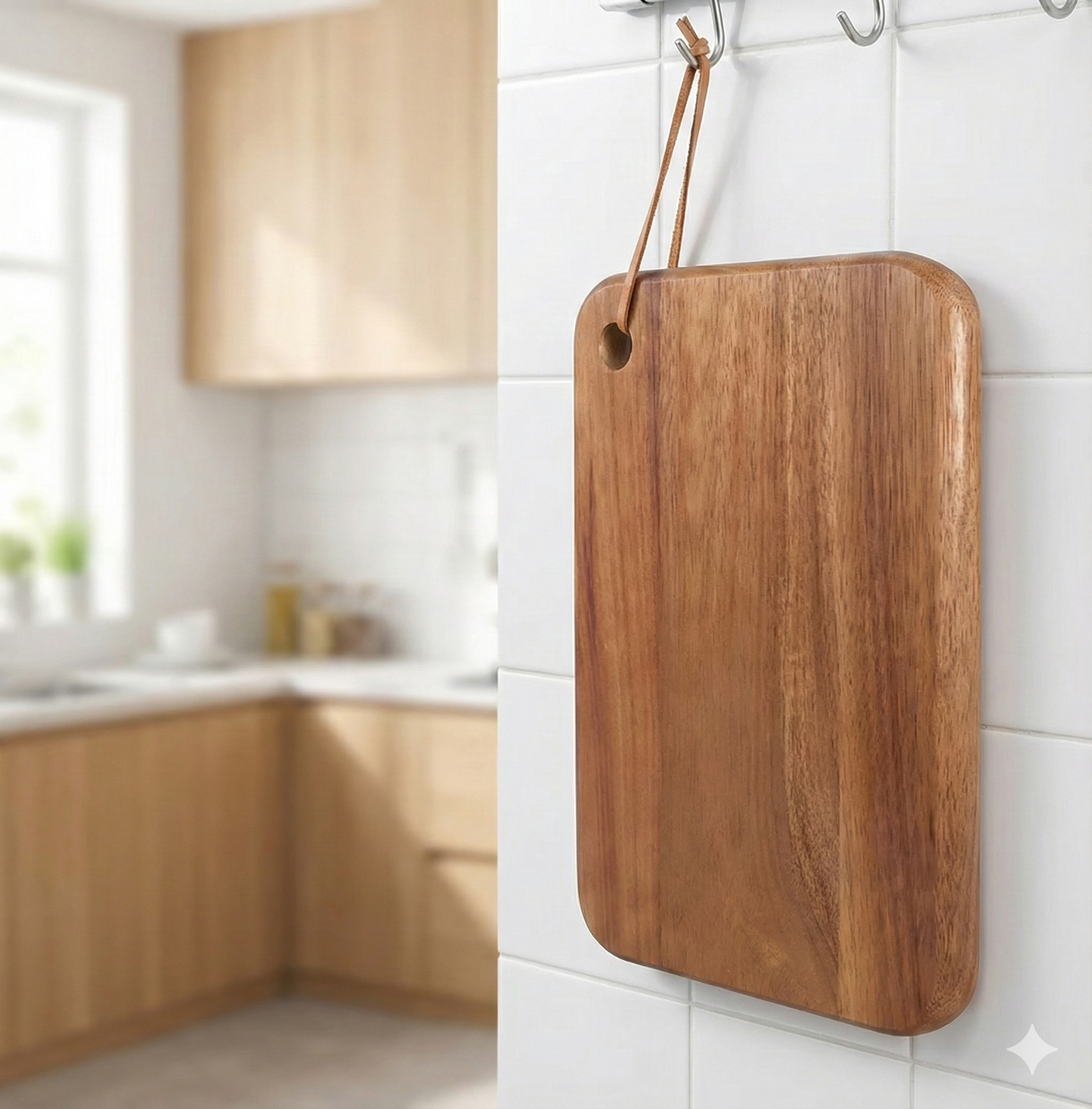Acacia Wood Chopping Board - 30×20cm