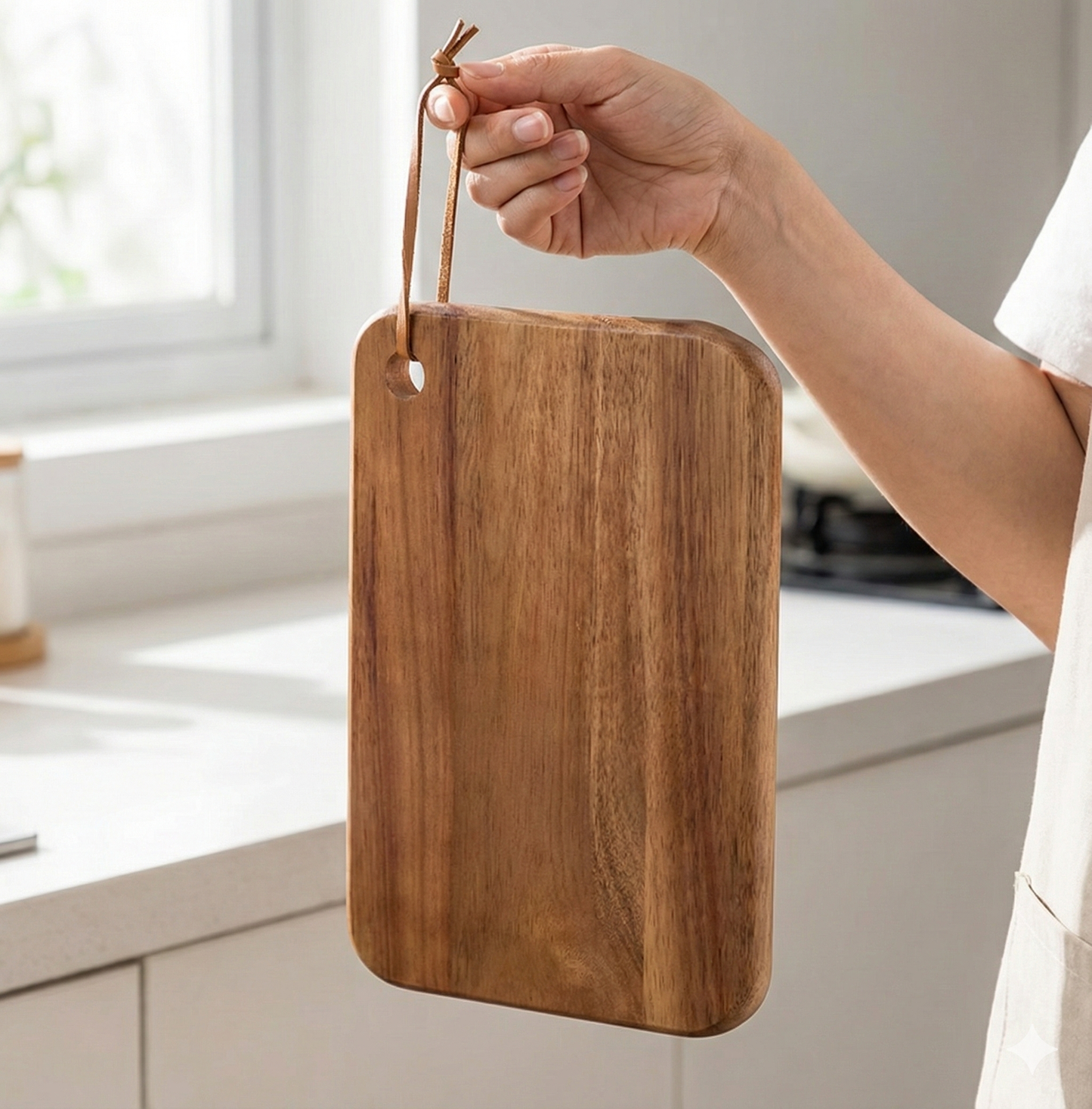 Acacia Wood Chopping Board - 30×20cm